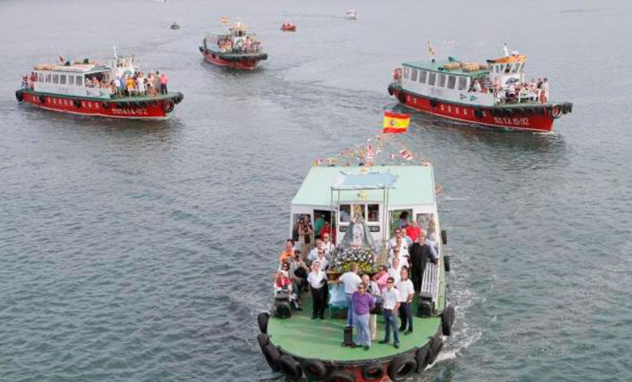 procesiones marítimas en santander