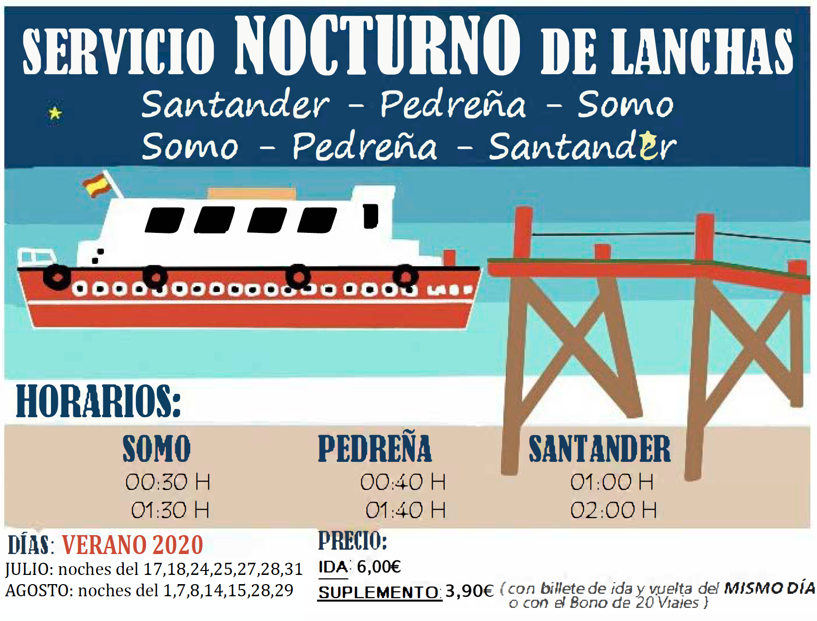 servicio nocturno VERANO 2020
